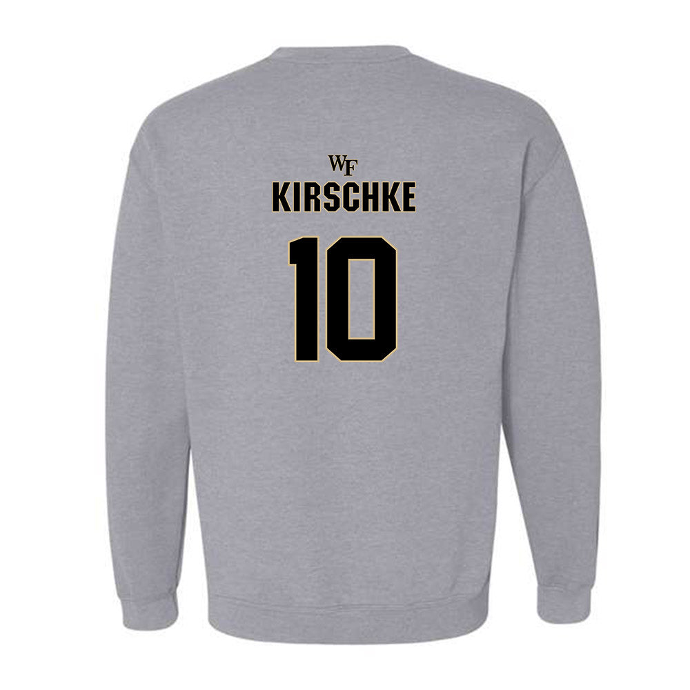 Wake Forest - NCAA Football : Gabe Kirschke - Fashion Shersey Crewneck Sweatshirt-1