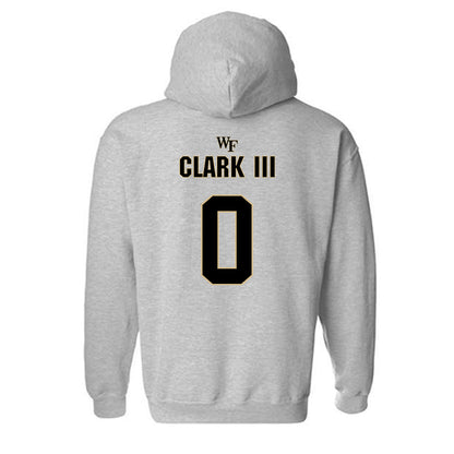 Wake Forest - NCAA Football : Ty Clark III - Fashion Shersey Hooded Sweatshirt-1
