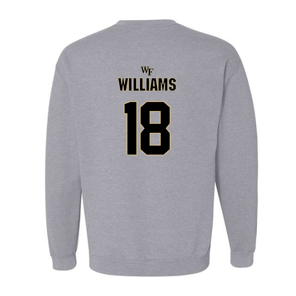 Wake Forest - NCAA Football : BJ Williams - Crewneck Sweatshirt