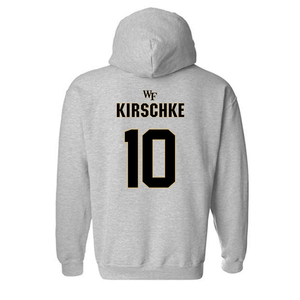 Wake Forest - NCAA Football : Gabe Kirschke - Fashion Shersey Hooded Sweatshirt-1