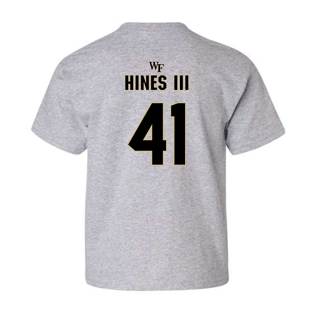 Wake Forest - NCAA Football : Andrew Hines III - Youth T-Shirt