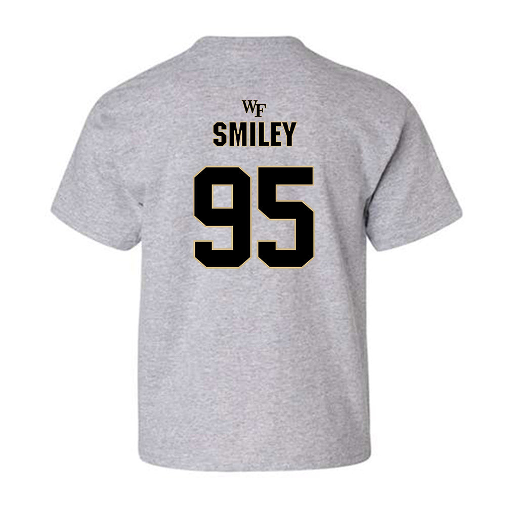 Wake Forest - NCAA Football : Brandon Smiley - Fashion Shersey Youth T-Shirt-1