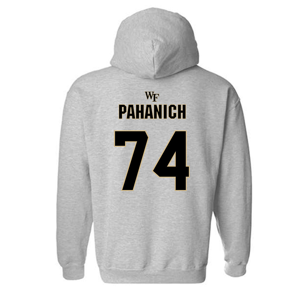 Wake Forest - NCAA Football : Nathan Pahanich - Fashion Shersey Hooded Sweatshirt-1