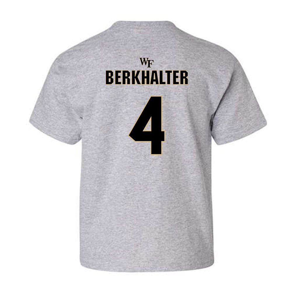 Wake Forest - NCAA Football : Sterling Berkhalter - Fashion Shersey Youth T-Shirt-1