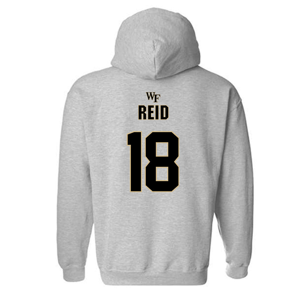 Wake Forest - NCAA Football : Elijah Reid - Fashion Shersey Hooded Sweatshirt-1