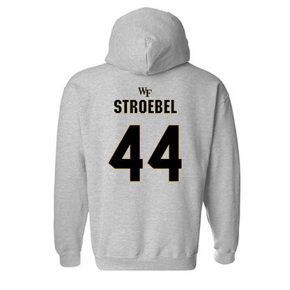Wake Forest - NCAA Football : Wesley Stroebel - Fashion Shersey Hooded Sweatshirt-1
