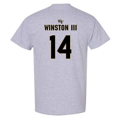 Wake Forest - NCAA Football : Braxton Winston III - Fashion Shersey T-Shirt-1