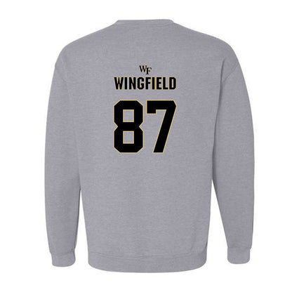 Wake Forest - NCAA Football : Charlie Wingfield - Fashion Shersey Crewneck Sweatshirt-1