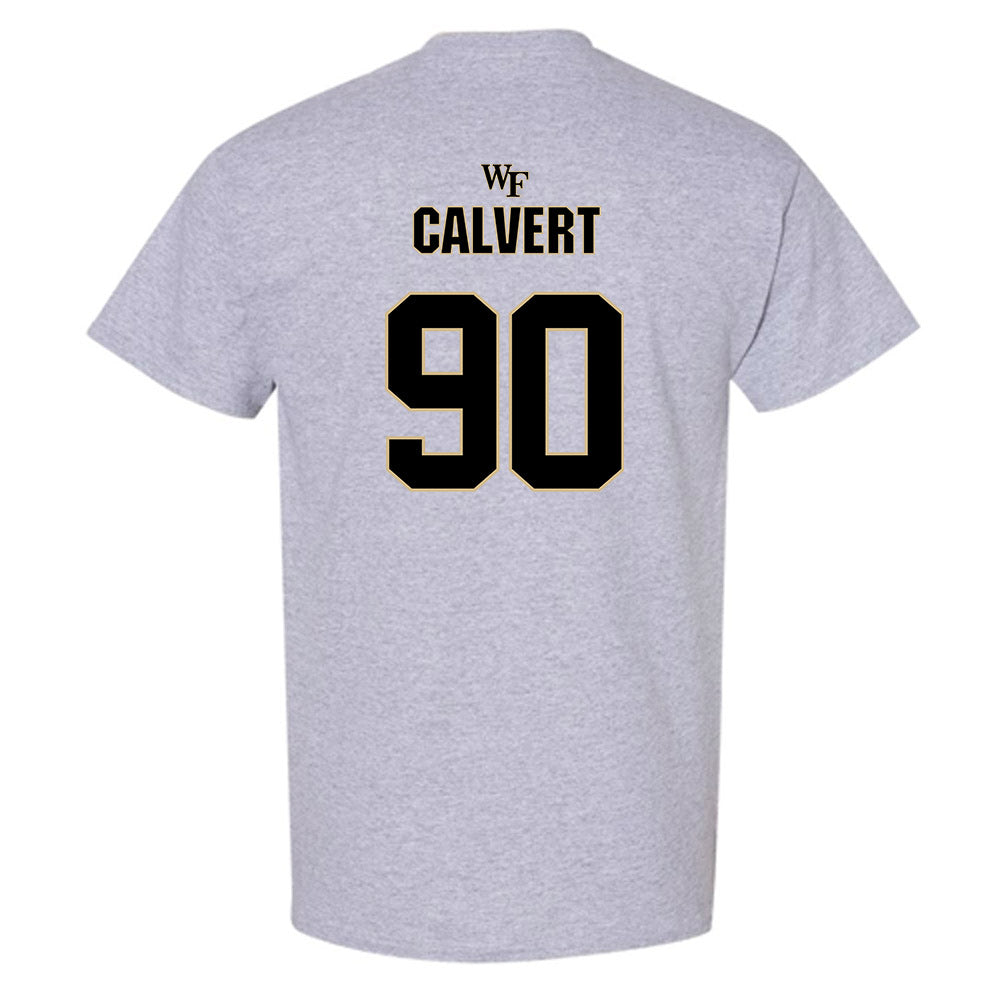 Wake Forest - NCAA Football : Connor Calvert - Fashion Shersey T-Shirt-1
