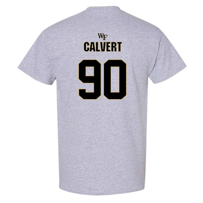Wake Forest - NCAA Football : Connor Calvert - Fashion Shersey T-Shirt-1