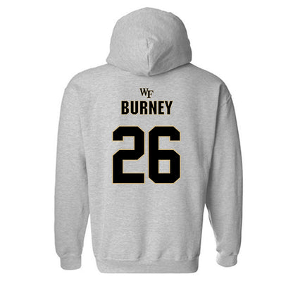 Wake Forest - NCAA Football : Tayshaun Burney - Hooded Sweatshirt Classic Shersey