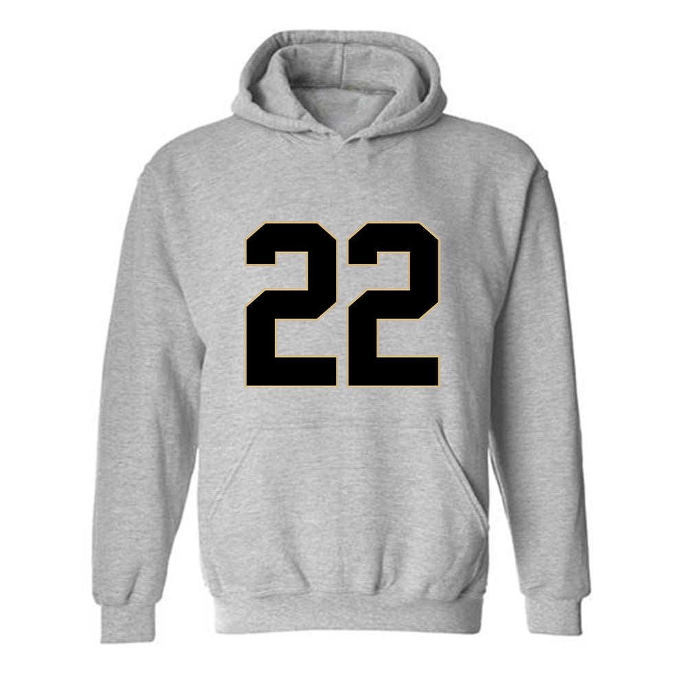 Wake Forest - NCAA Football : Myles Turpin - Fashion Shersey Hooded Sweatshirt-0