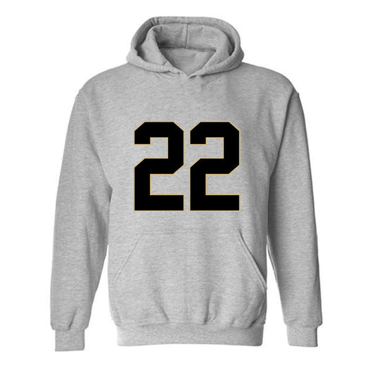 Wake Forest - NCAA Football : Myles Turpin - Fashion Shersey Hooded Sweatshirt-0