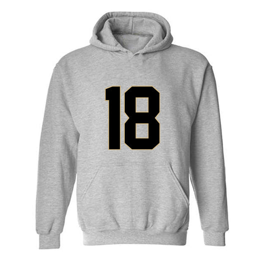 Wake Forest - NCAA Football : Elijah Reid - Fashion Shersey Hooded Sweatshirt-0