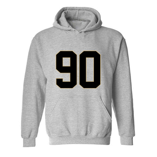 Wake Forest - NCAA Football : Connor Calvert - Fashion Shersey Hooded Sweatshirt-0
