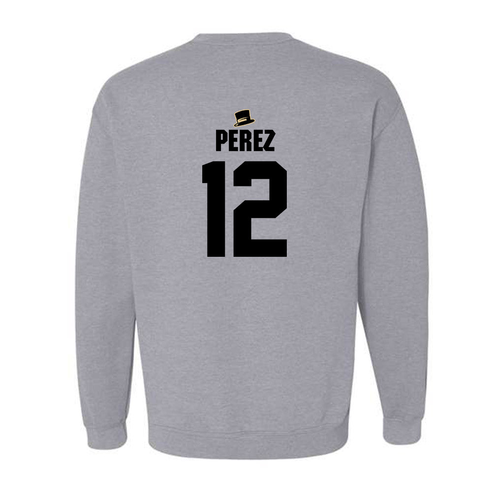 Wake Forest - NCAA Men's Soccer : Jose Perez - Generic Shersey Crewneck Sweatshirt