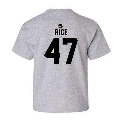 Wake Forest - NCAA Baseball : Cole Rice - Generic Shersey Youth T-Shirt-1