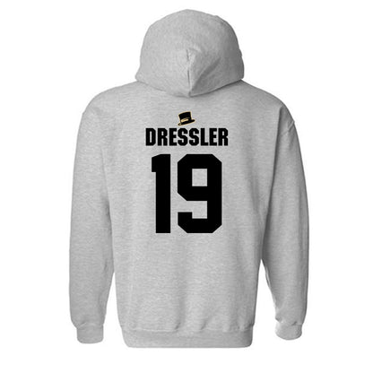 Wake Forest - NCAA Baseball : Troy Dressler - Generic Shersey Hooded Sweatshirt-1