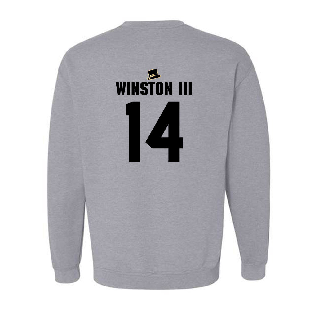 Wake Forest - NCAA Football : Braxton Winston III - Generic Shersey Crewneck Sweatshirt-1
