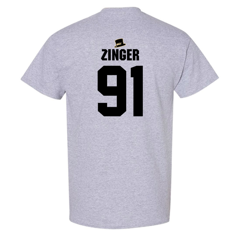 Wake Forest - NCAA Football : Zach Zinger - T-Shirt