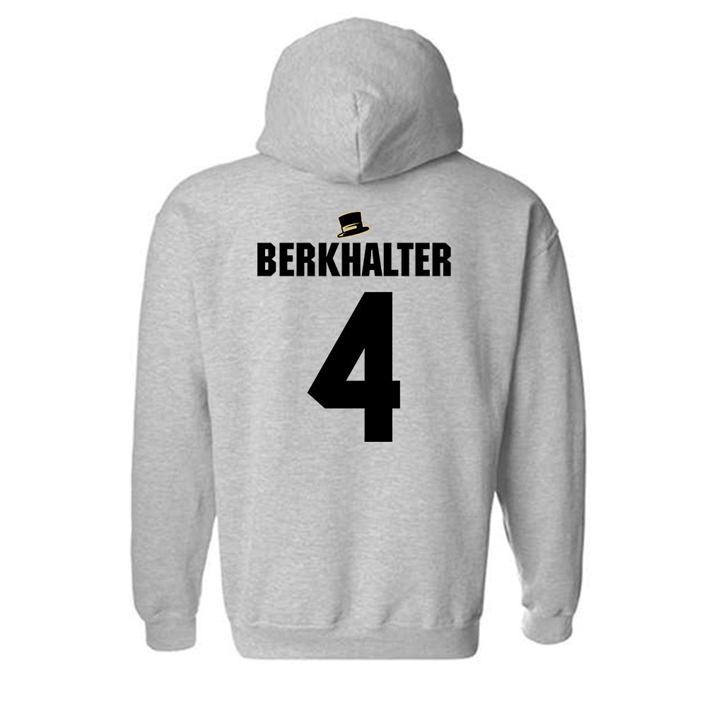 Wake Forest - NCAA Football : Sterling Berkhalter - Generic Shersey Hooded Sweatshirt-1