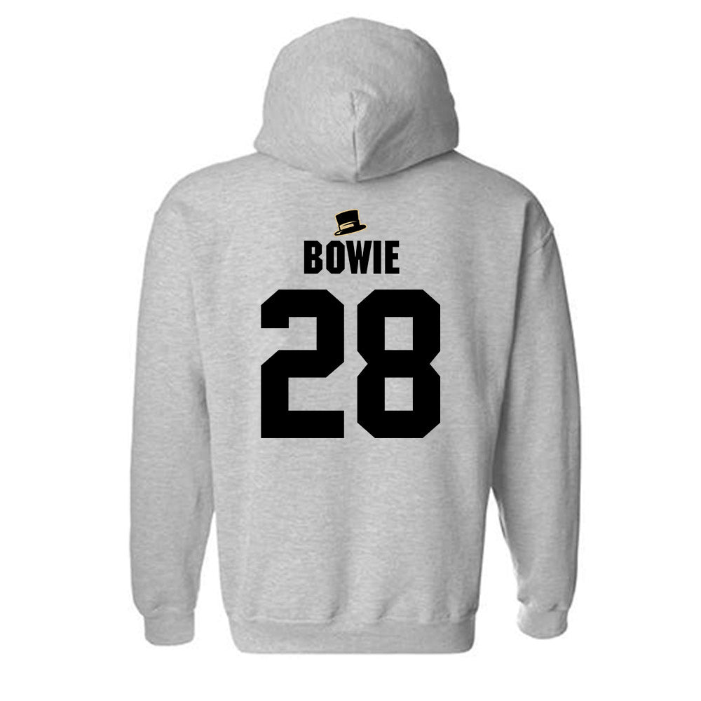 Wake Forest - NCAA Baseball : Rhys Bowie - Generic Shersey Hooded Sweatshirt-1