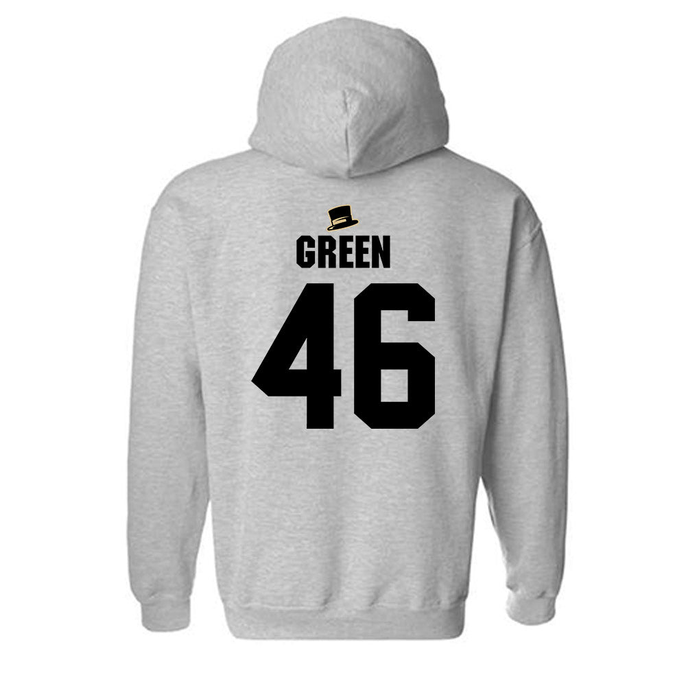 Wake Forest - NCAA Baseball : Griffin Green - Generic Shersey Hooded Sweatshirt-1