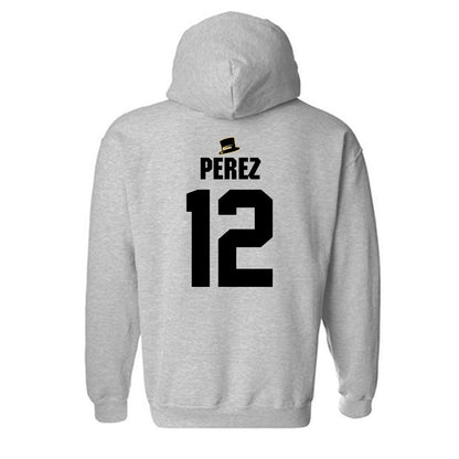 Wake Forest - NCAA Men's Soccer : Jose Perez - Generic Shersey Hooded Sweatshirt