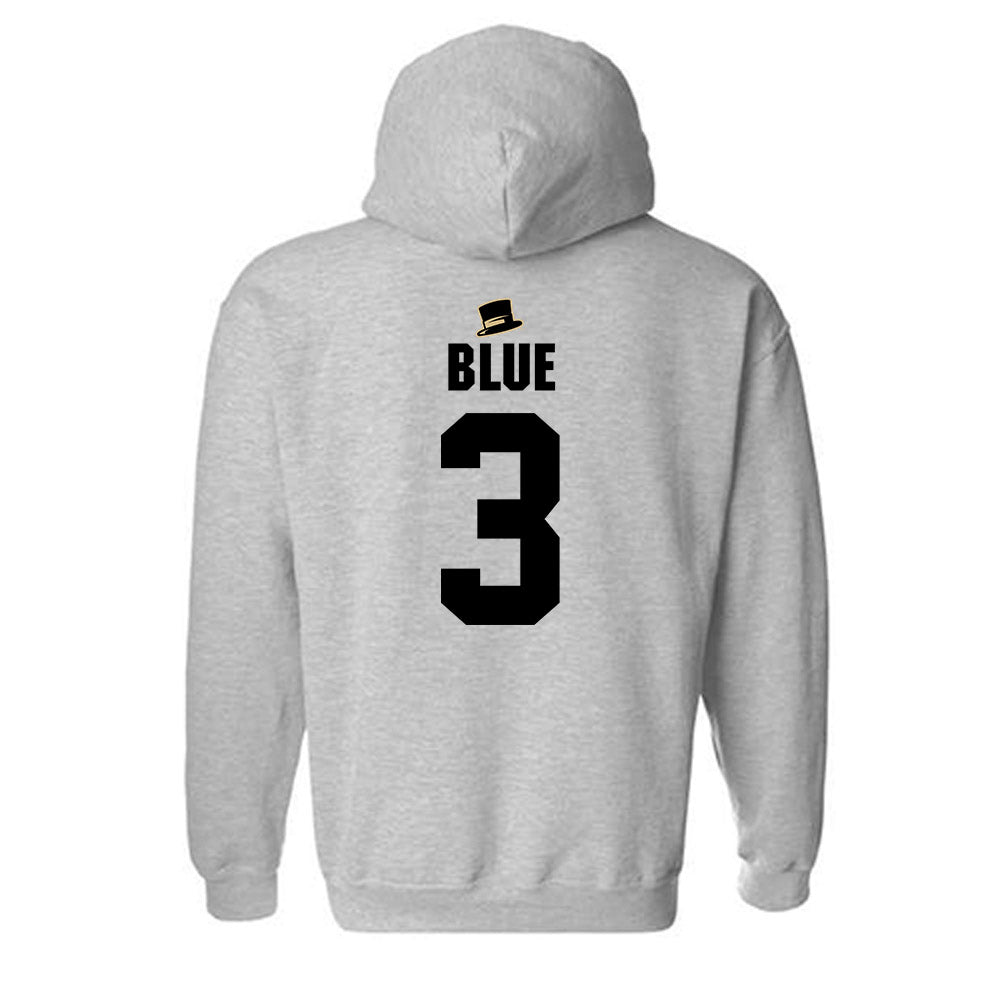 Wake Forest - NCAA Football : Capone Blue - Hooded Sweatshirt Classic Shersey