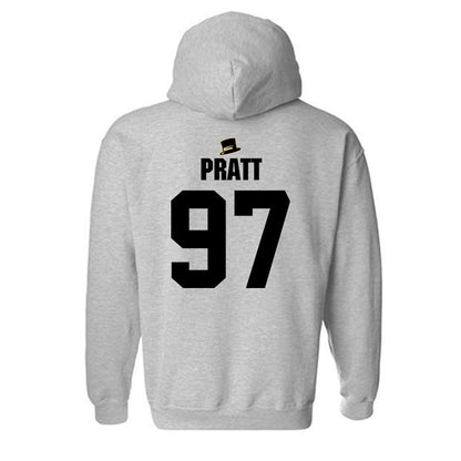 Wake Forest - NCAA Football : Josiah Pratt - Generic Shersey Hooded Sweatshirt-1