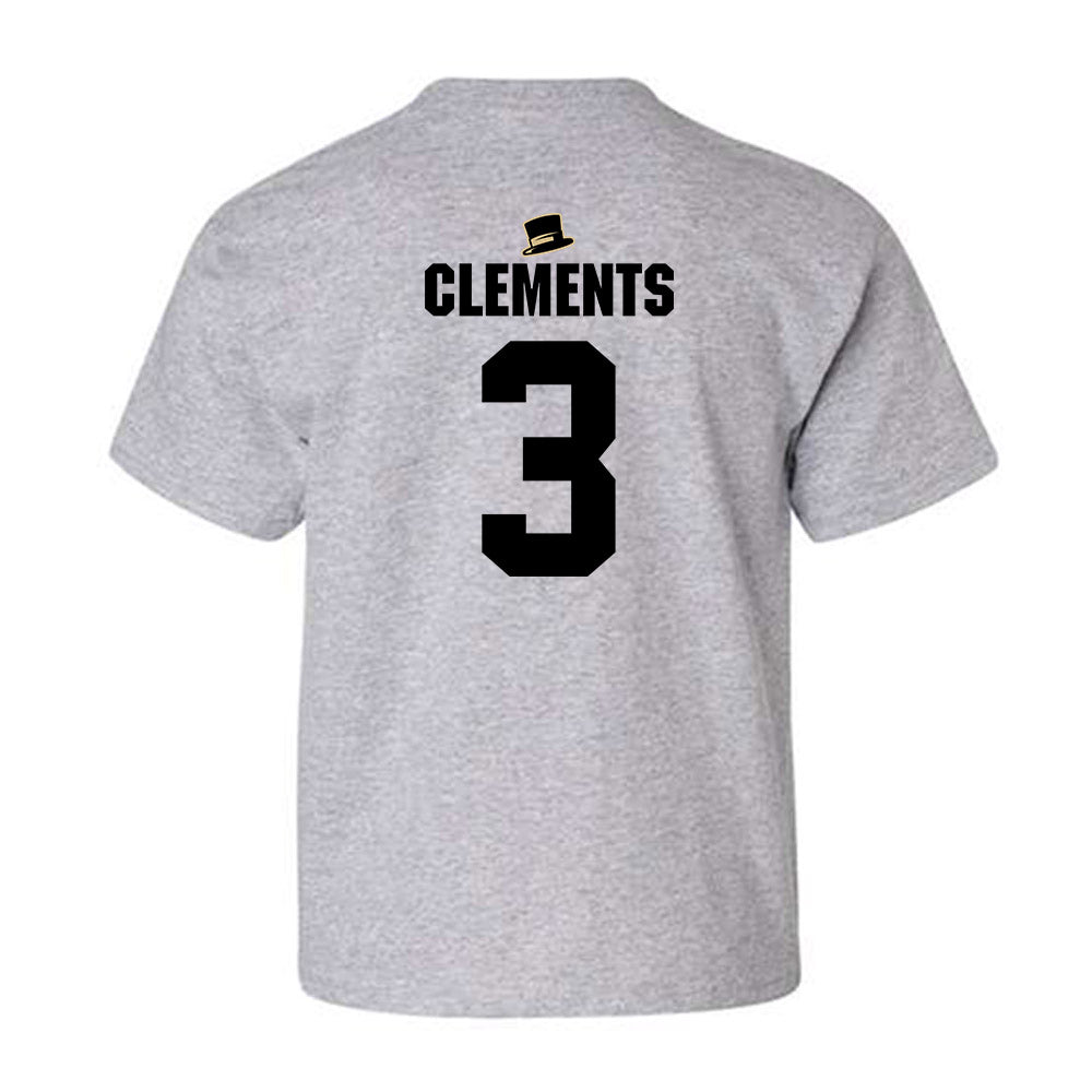 Wake Forest - NCAA Football : JaMario Clements - Generic Shersey Youth T-Shirt-1