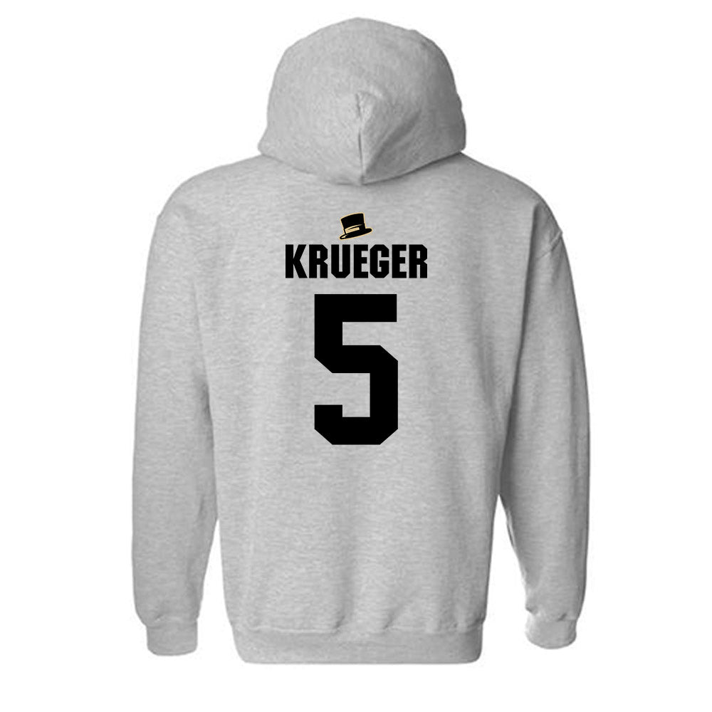 Wake Forest - NCAA Men's Soccer : Daniel Krueger - Generic Shersey Hooded Sweatshirt