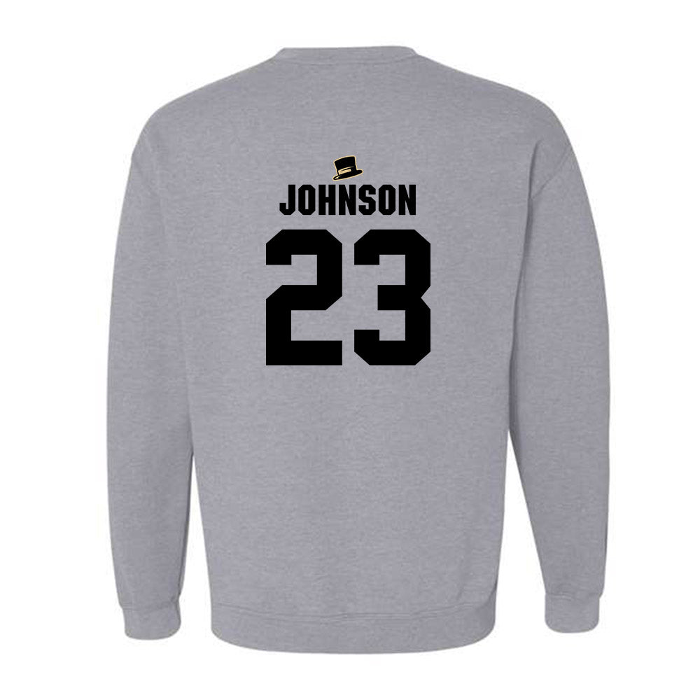 Wake Forest - NCAA Football : Braylon Johnson - Generic Shersey Crewneck Sweatshirt-1
