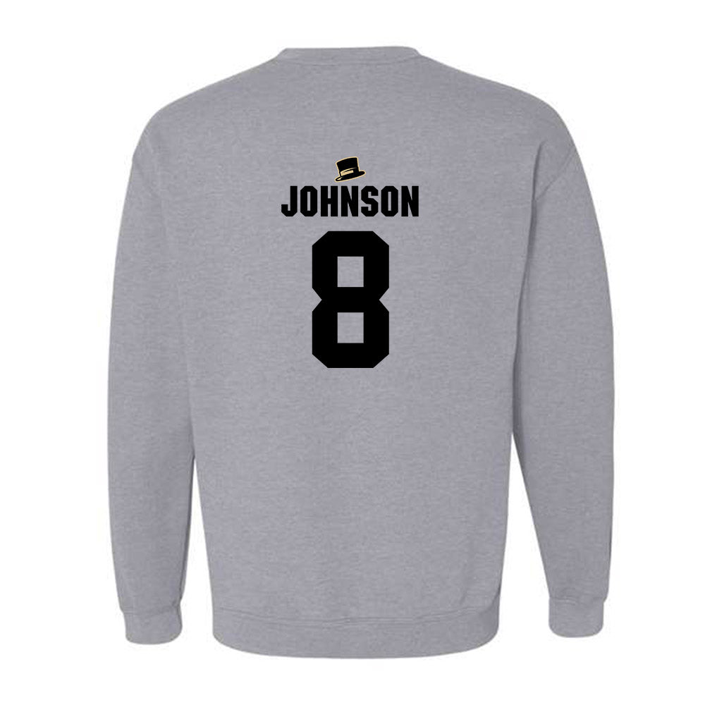 Wake Forest - NCAA Men's Basketball : Ty-laur Johnson - Generic Shersey Crewneck Sweatshirt