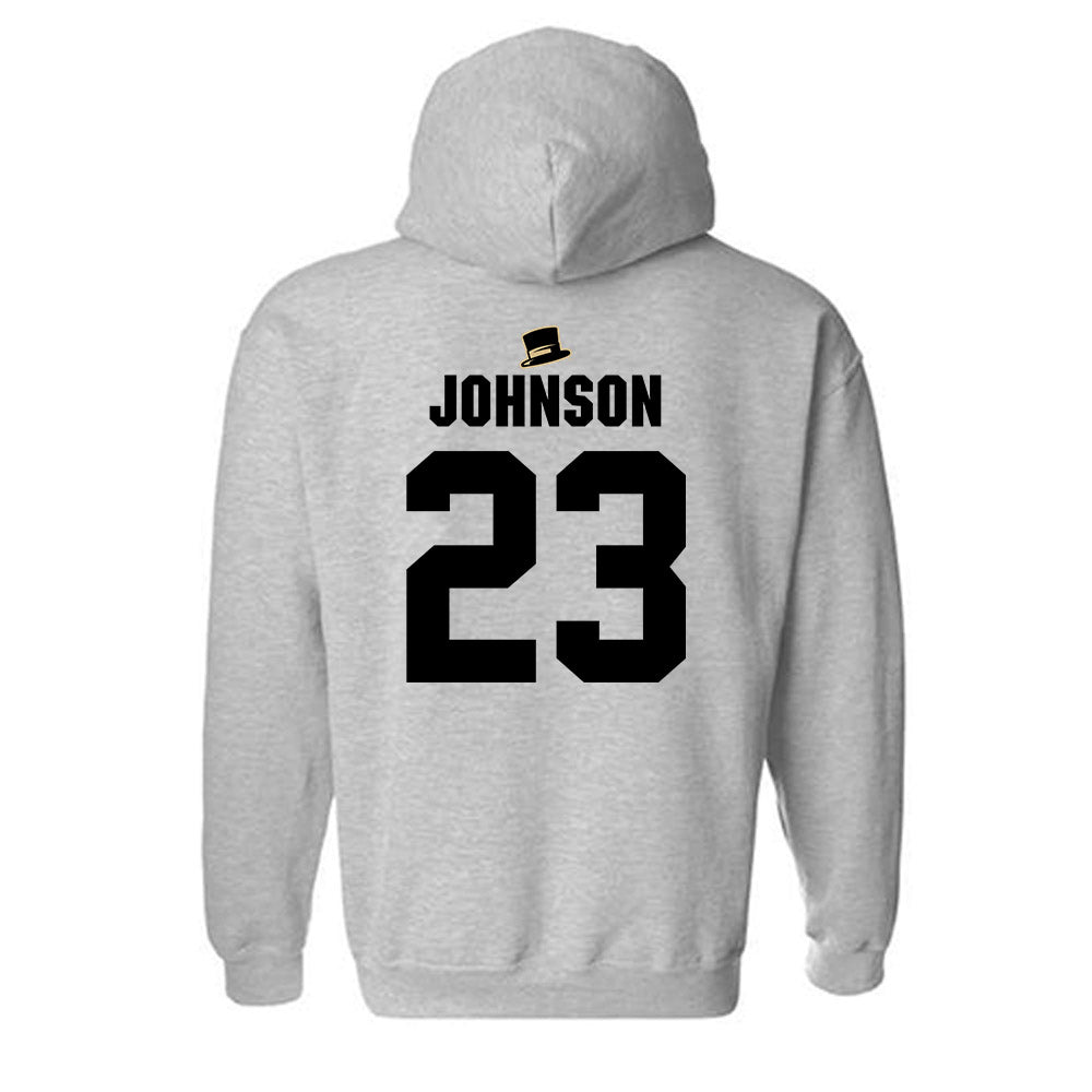 Wake Forest - NCAA Football : Braylon Johnson - Generic Shersey Hooded Sweatshirt-1