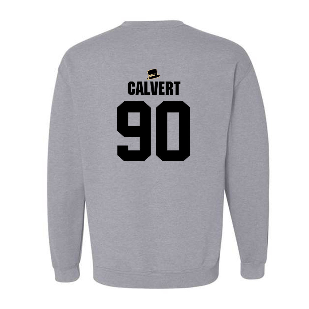 Wake Forest - NCAA Football : Connor Calvert - Generic Shersey Crewneck Sweatshirt-1
