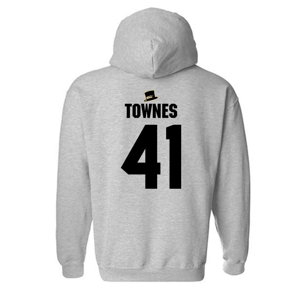 Wake Forest - NCAA Football : Kalil Townes - Generic Shersey Hooded Sweatshirt-1