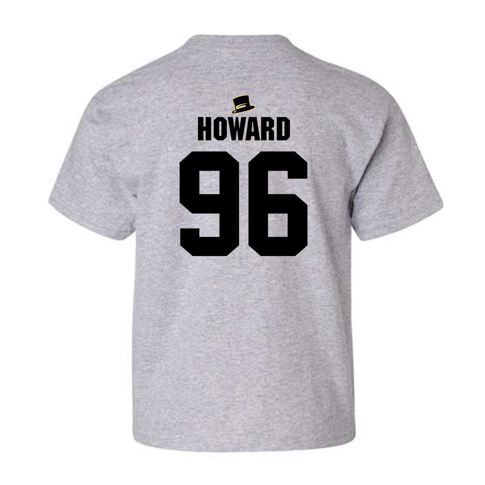 Wake Forest - NCAA Football : kendal howard - Youth T-Shirt