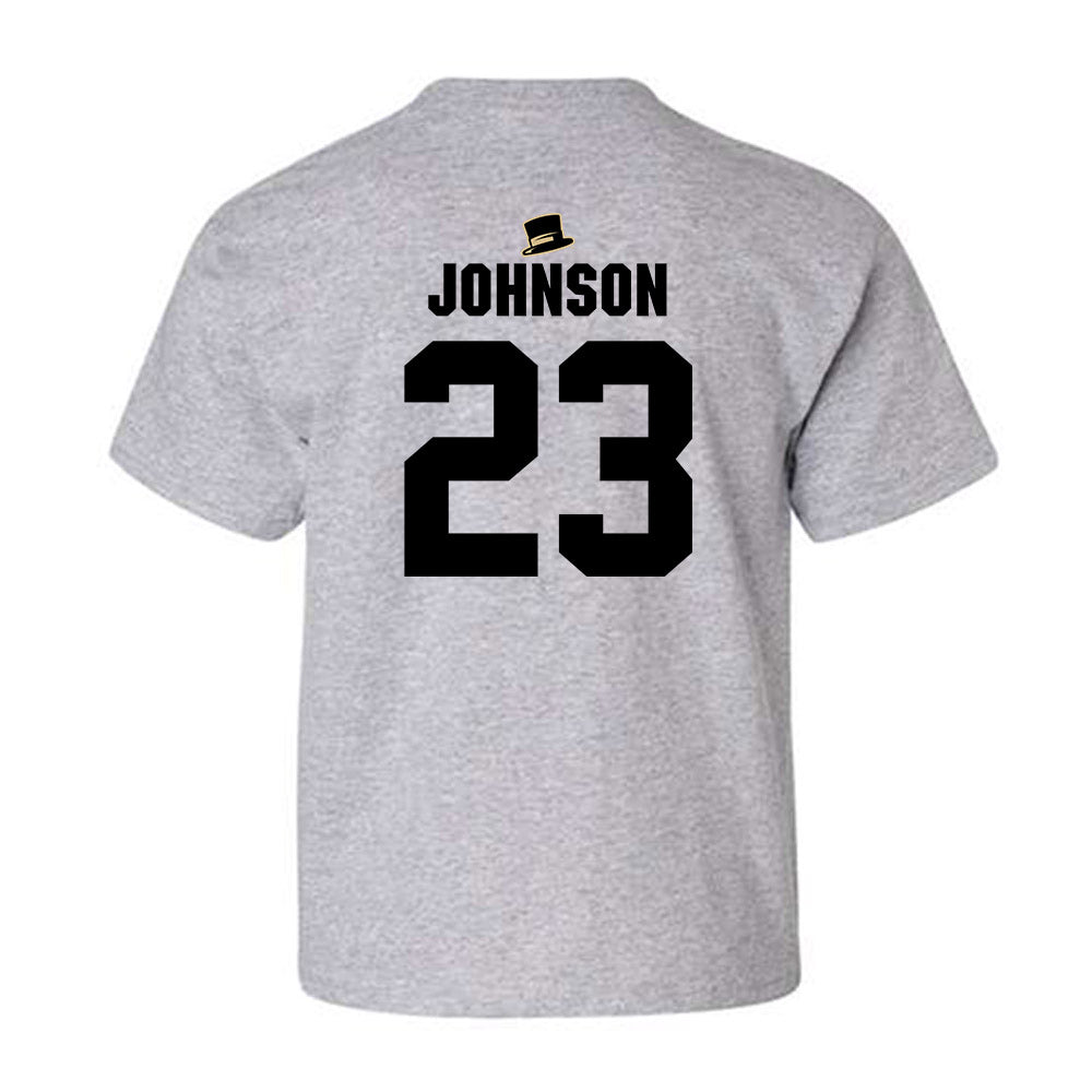 Wake Forest - NCAA Football : Braylon Johnson - Generic Shersey Youth T-Shirt-1