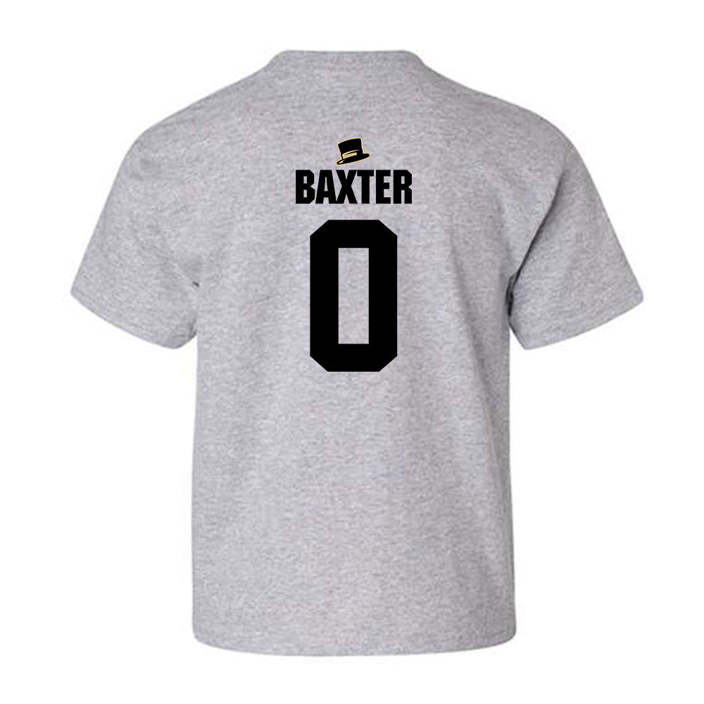 Wake Forest - NCAA Baseball : Cuyler Baxter - Generic Shersey Youth T-Shirt-1