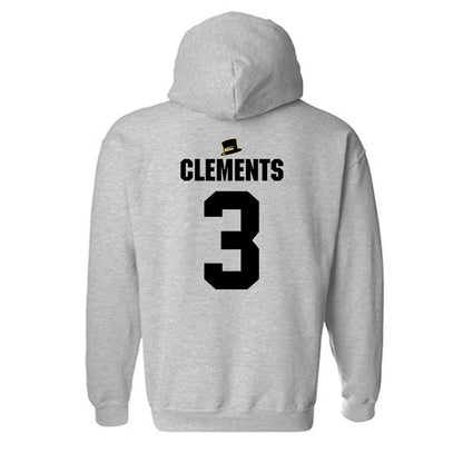 Wake Forest - NCAA Football : JaMario Clements - Generic Shersey Hooded Sweatshirt-1