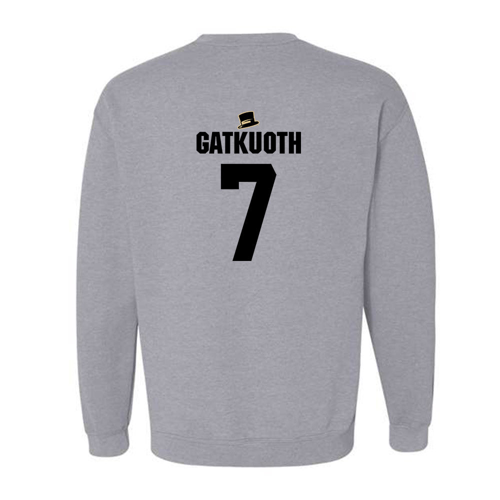 Wake Forest - NCAA Football : Nuer Gatkuoth - Generic Shersey Crewneck Sweatshirt-1