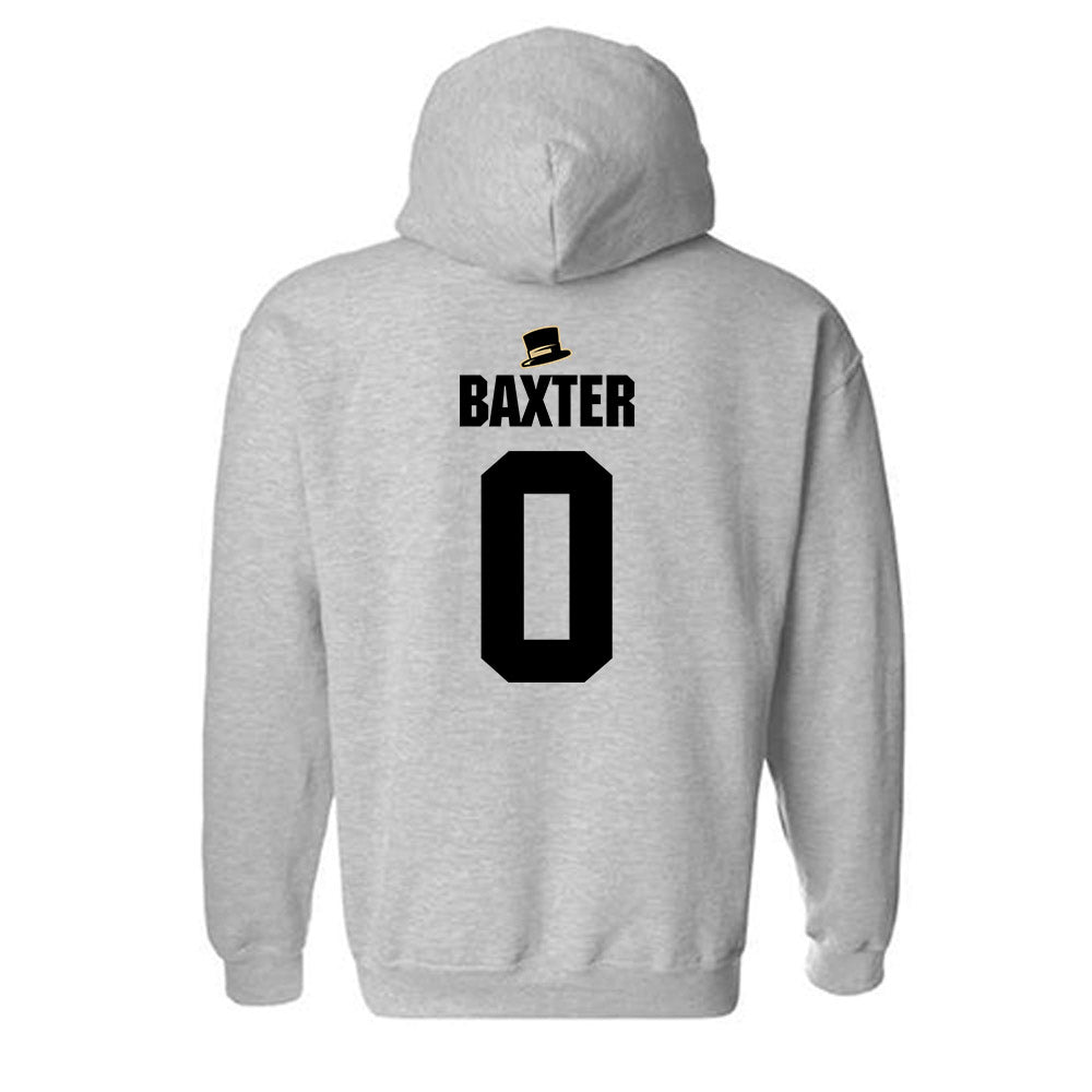 Wake Forest - NCAA Baseball : Cuyler Baxter - Generic Shersey Hooded Sweatshirt-1