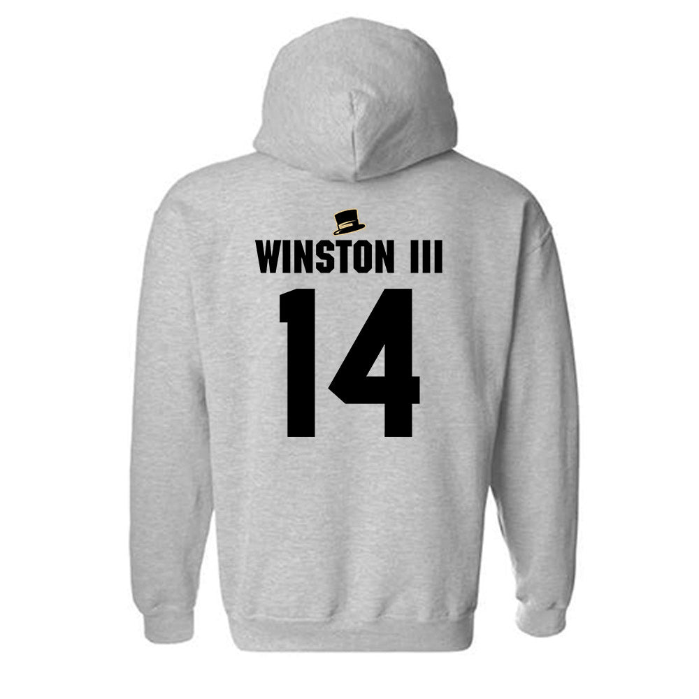Wake Forest - NCAA Football : Braxton Winston III - Generic Shersey Hooded Sweatshirt-1