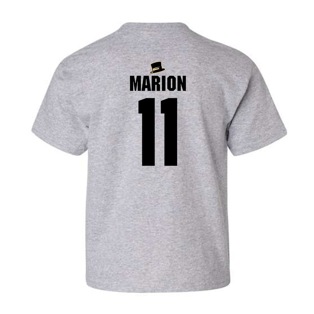 Wake Forest - NCAA Men's Basketball : Marqus Marion - Generic Shersey Youth T-Shirt