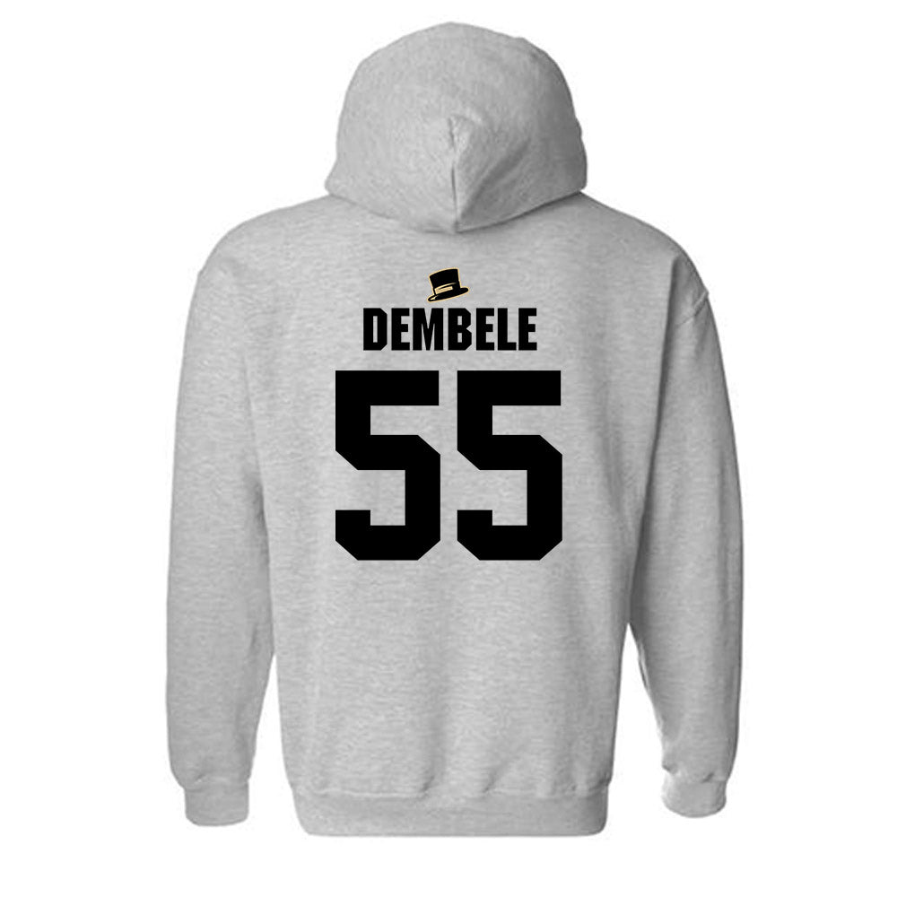 Wake Forest - NCAA Football : Kadear Dembele - Generic Shersey Hooded Sweatshirt-1