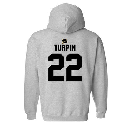Wake Forest - NCAA Football : Myles Turpin - Generic Shersey Hooded Sweatshirt-1