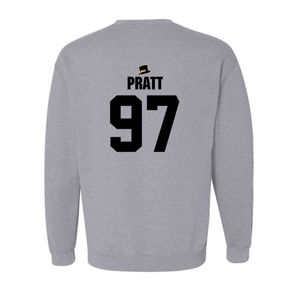 Wake Forest - NCAA Football : Josiah Pratt - Generic Shersey Crewneck Sweatshirt-1