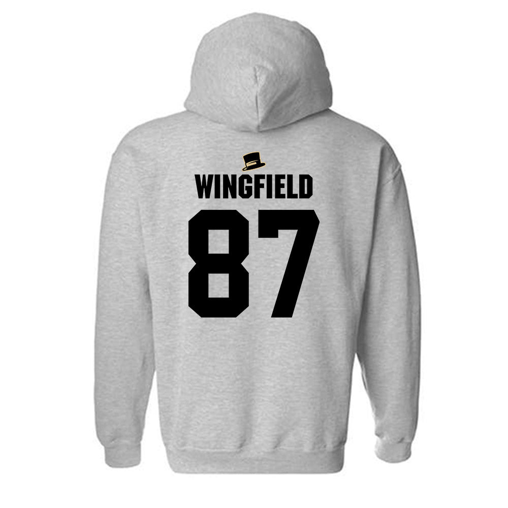 Wake Forest - NCAA Football : Charlie Wingfield - Generic Shersey Hooded Sweatshirt-1