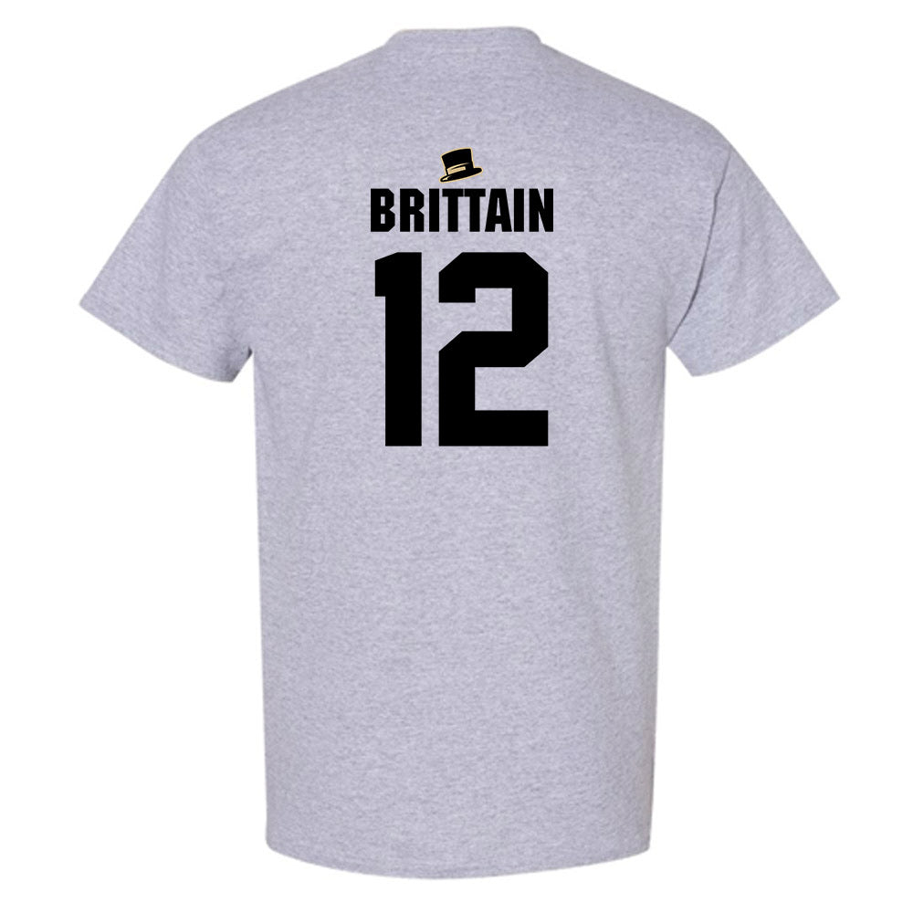 Wake Forest - NCAA Baseball : Nate Brittain - Generic Shersey T-Shirt-1